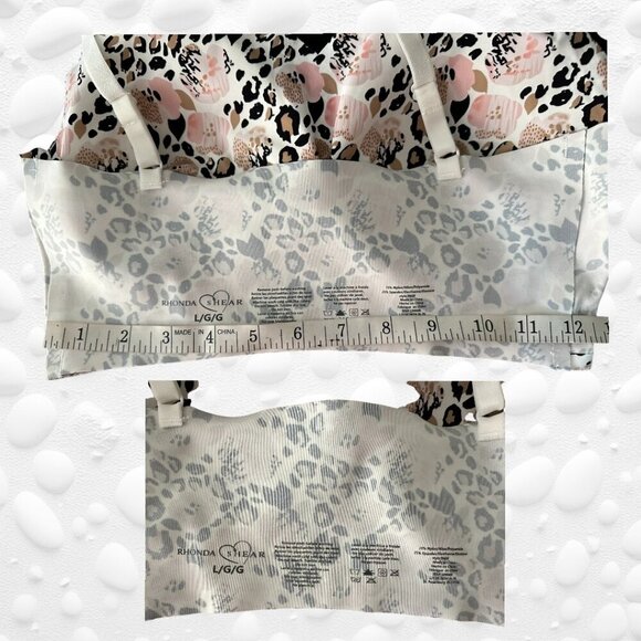 Rhonda Shear 2 Pack Sweetheart Neckline Body Bra Size L NWOT - Picture 4 of 5